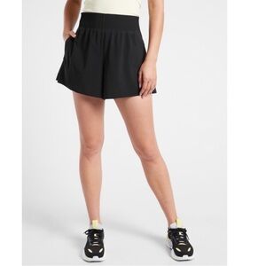 Athleta Black Cosmic Flutter Shorts